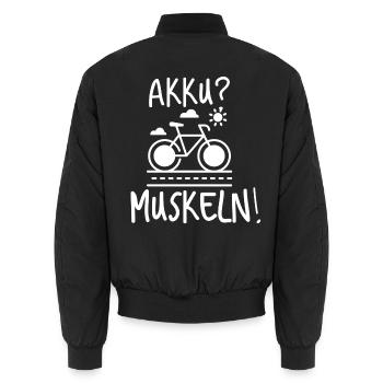 Vélo cycliste E Bike - Bomber unisexe - noir - Dos - AI Model Male 185 light (185cm)