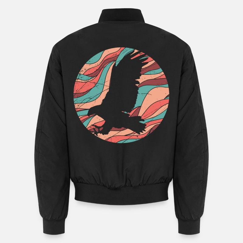 Greifvogel - Unisex Bomberjacke - Schwarz
