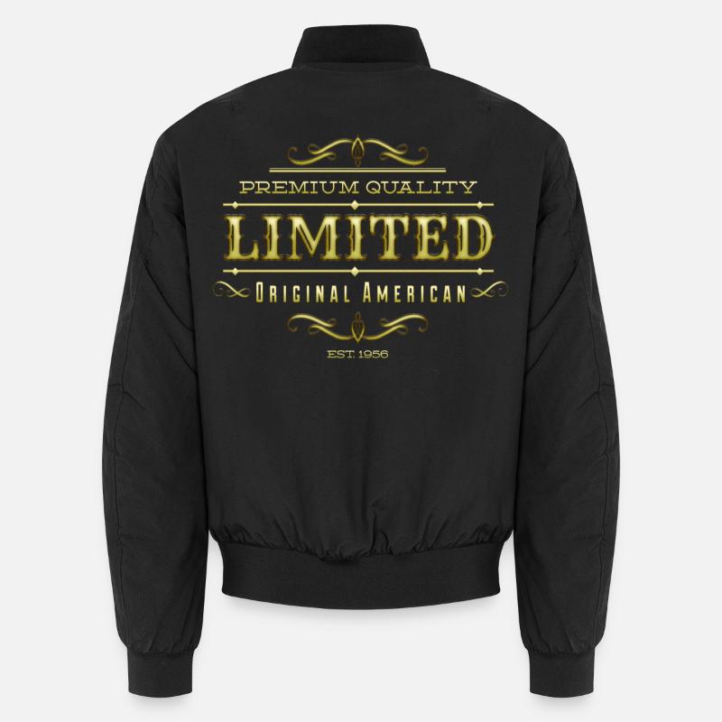 Or limité - Bomber unisexe - noir