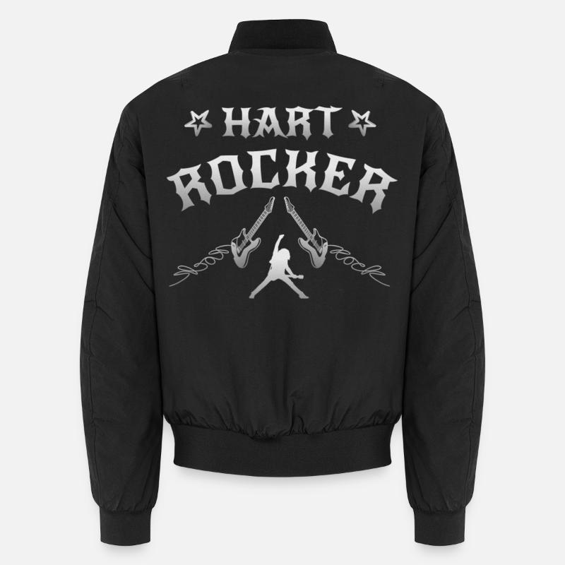 Hard rock music - Unisex Bomber Jacket - black