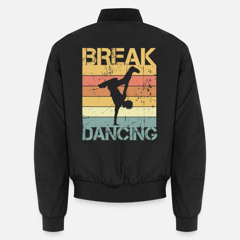 Breakdance - Bomber unisexe - noir