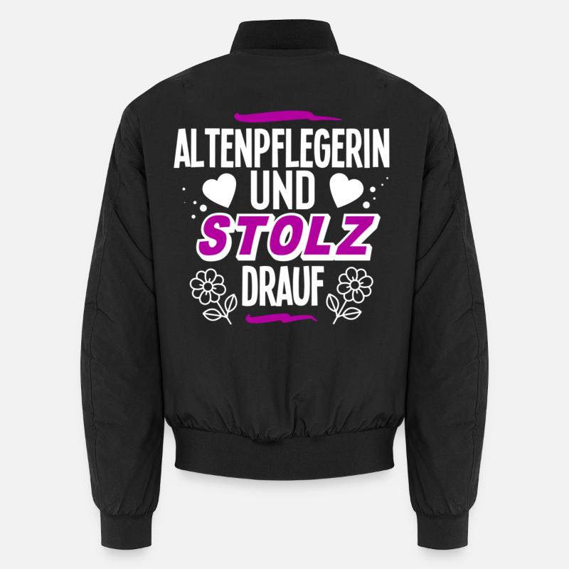 Altenpflegerin Unisex Bomberjacke