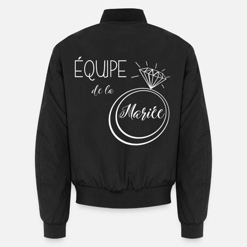 équipe de la mariée Bomber unisexe