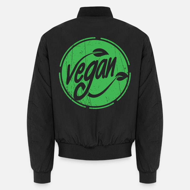 Conception végétalienne Bomber unisexe
