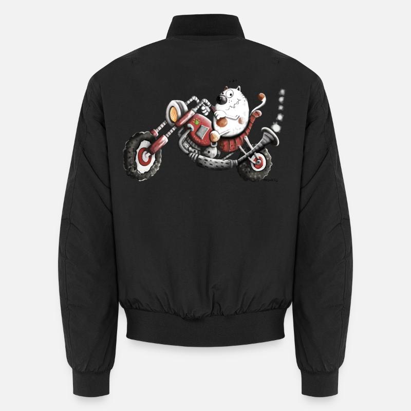 Chat Moto Bomber unisexe