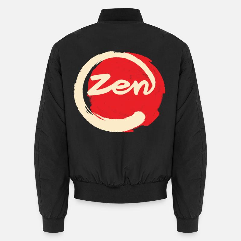 Zen - Unisex Bomberjacke - Schwarz