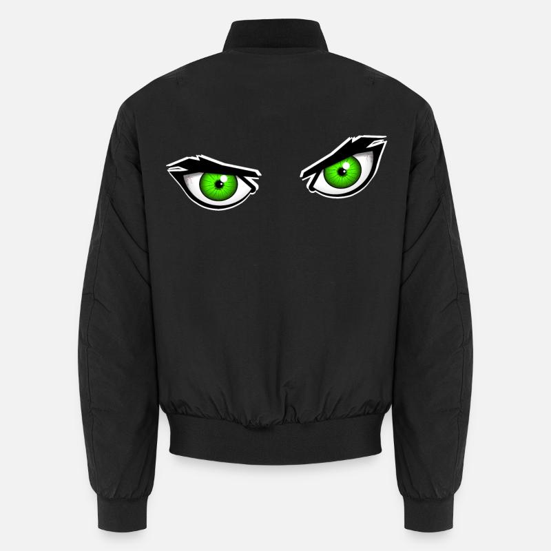 Yeux verts Bomber unisexe