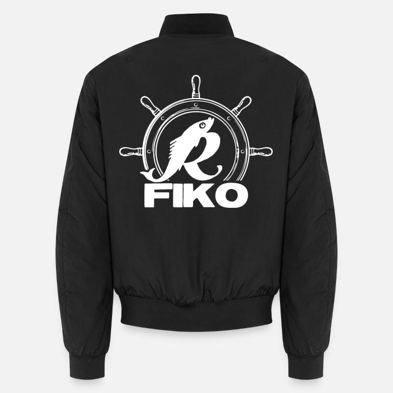 FIKO - Rostock - Unisex Bomber Jacket - black