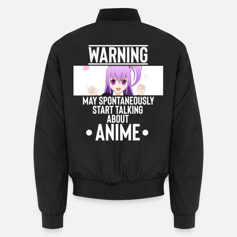 Anime - Bomber unisexe - noir