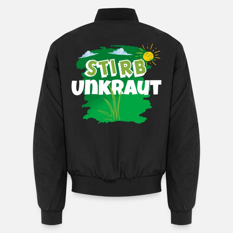 Garten Gärtner - Unisex Bomberjacke - Schwarz