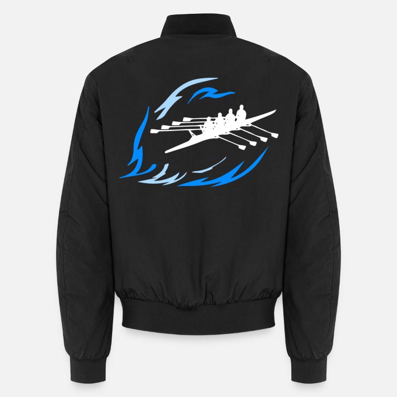 Aviron - Double 4 - Bomber unisexe - noir