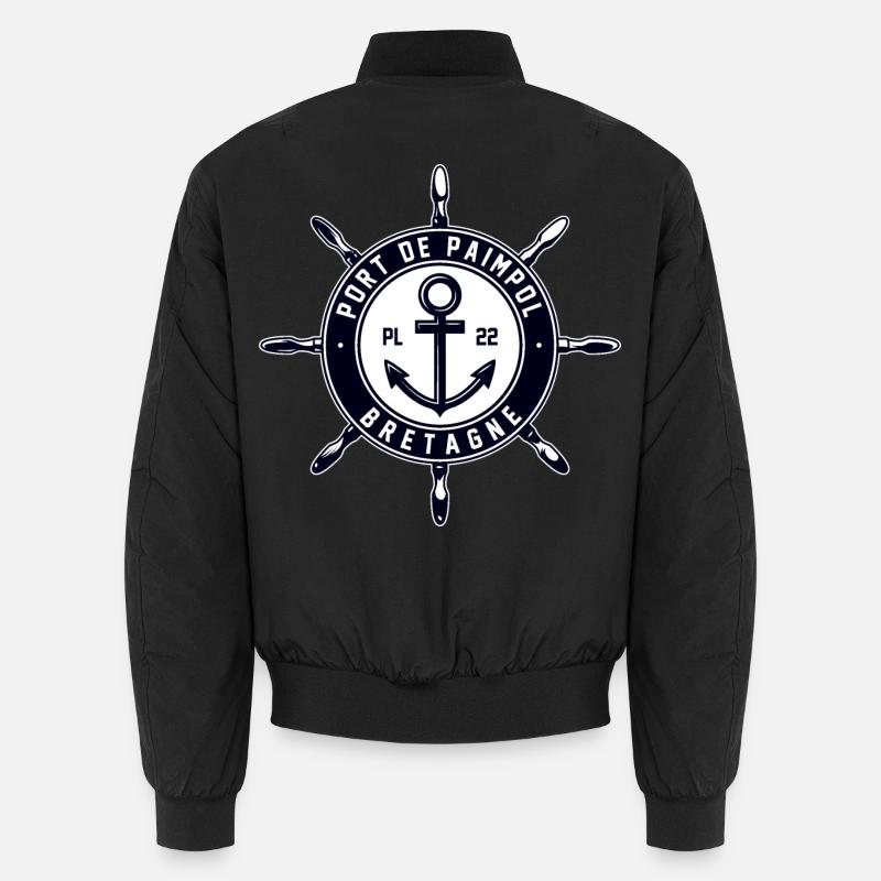 Hafen von Paimpol PL 22 Unisex Bomberjacke