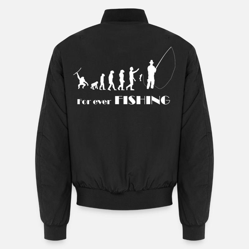 Evolution Fishing - Pour toujours la pêche Bomber unisexe