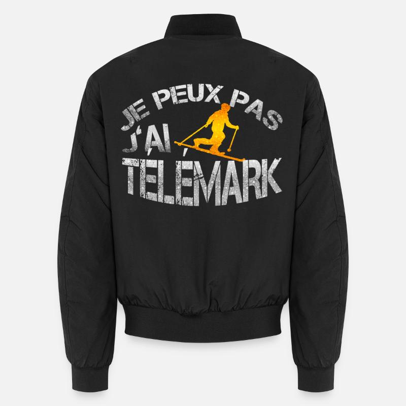 tlmark - Unisex Bomberjacke - Schwarz