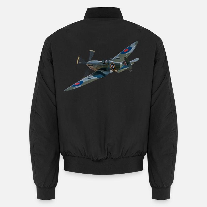 Spitfire - Unisex Bomberjacke - Schwarz