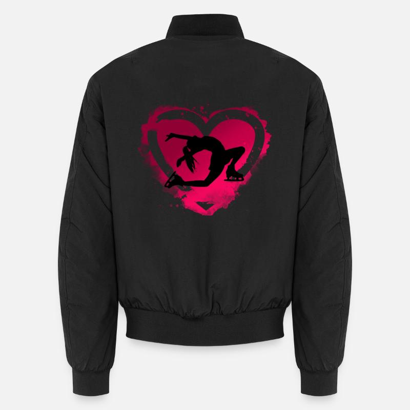 figure skating - Unisex Bomber Jacket - black