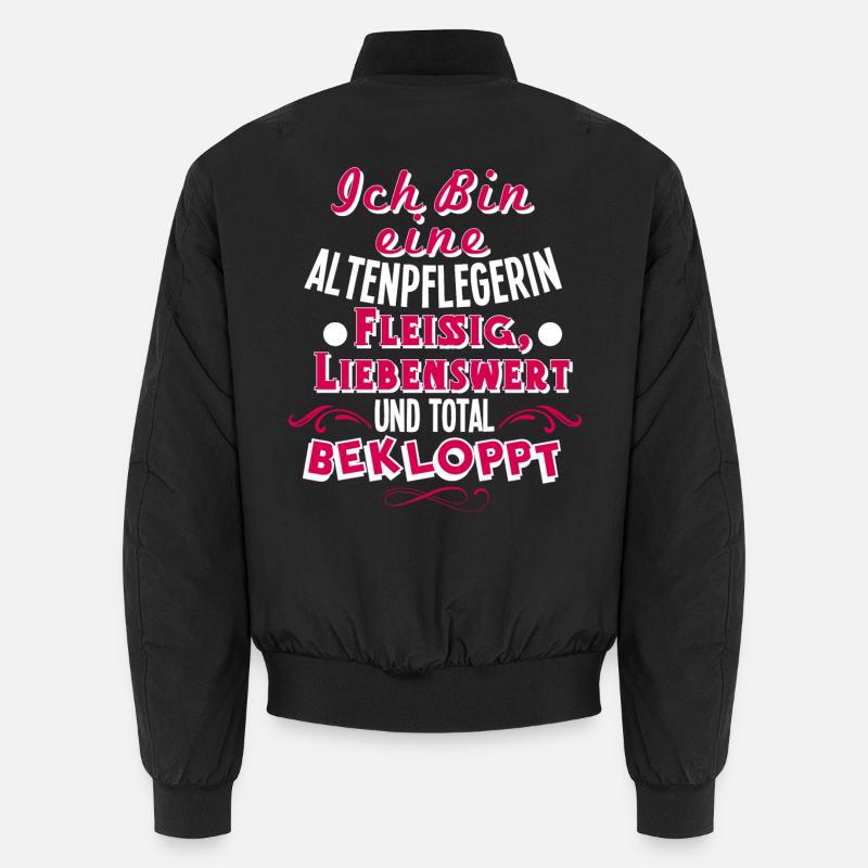 Altenpflegerin Unisex Bomberjacke