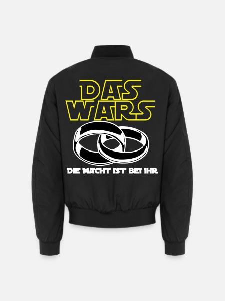 Junggesellenabschied , die Macht ist bei ihr(25) - Unisex Bomberjacke - Schwarz