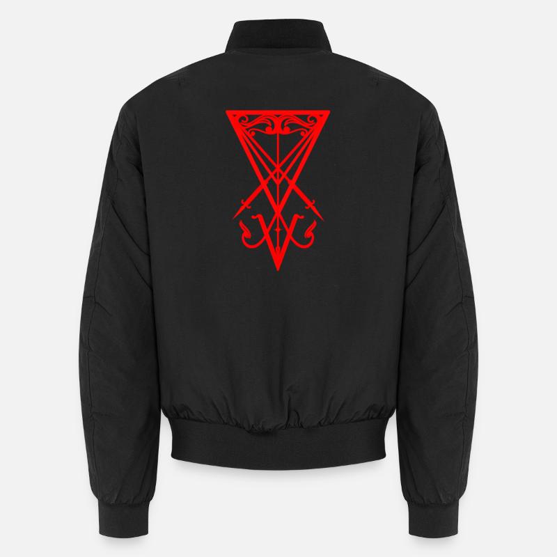 Symbole de Lucifer Bomber unisexe