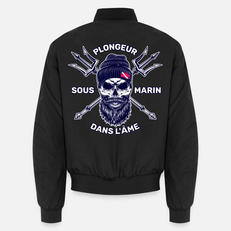 Plongeur Sous Marin Dans L'Âme Bomber unisexe
