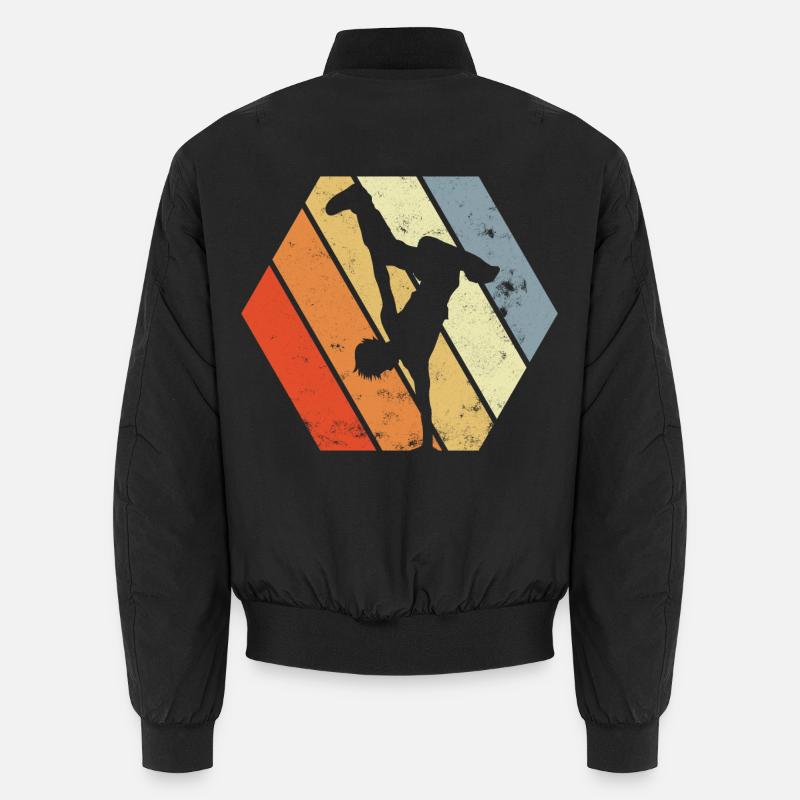 Breakdancer - Unisex Bomber Jacket - black