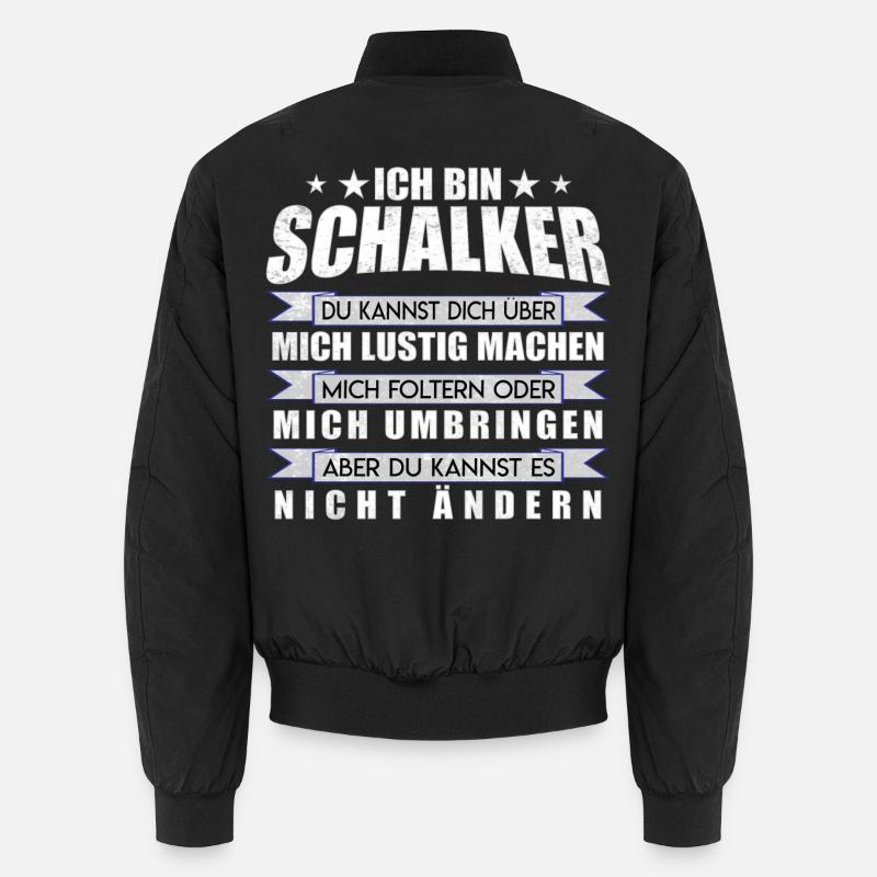 Ich bin Schalker | Fan Design Geschenkidee Unisex Bomberjacke