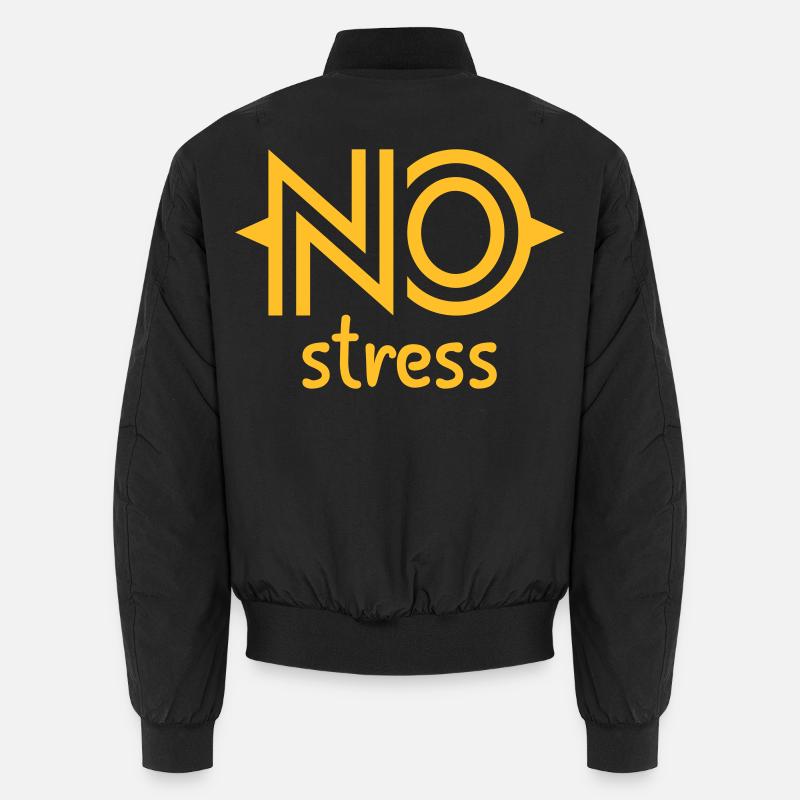 NO stress - Bomber unisexe - noir