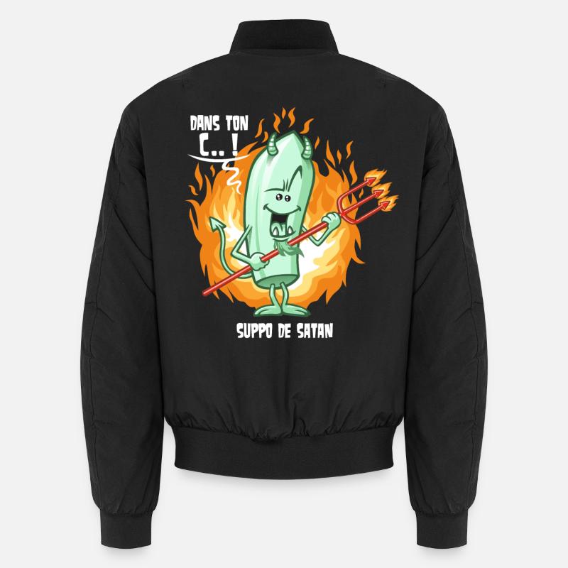 Satan suppo - Unisex Bomber Jacket - black
