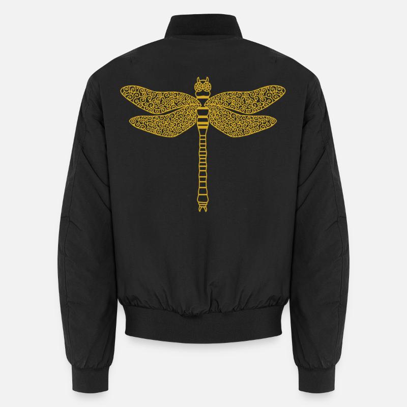 Goldlibelle - Unisex Bomberjacke - Schwarz