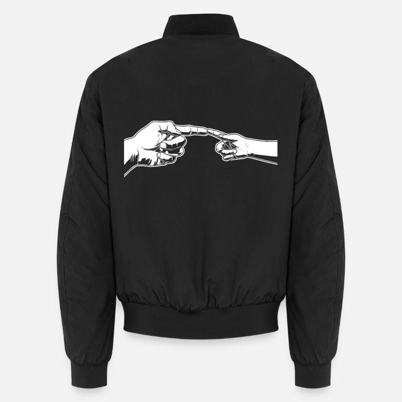 Vater Sohn - Unisex Bomberjacke - Schwarz