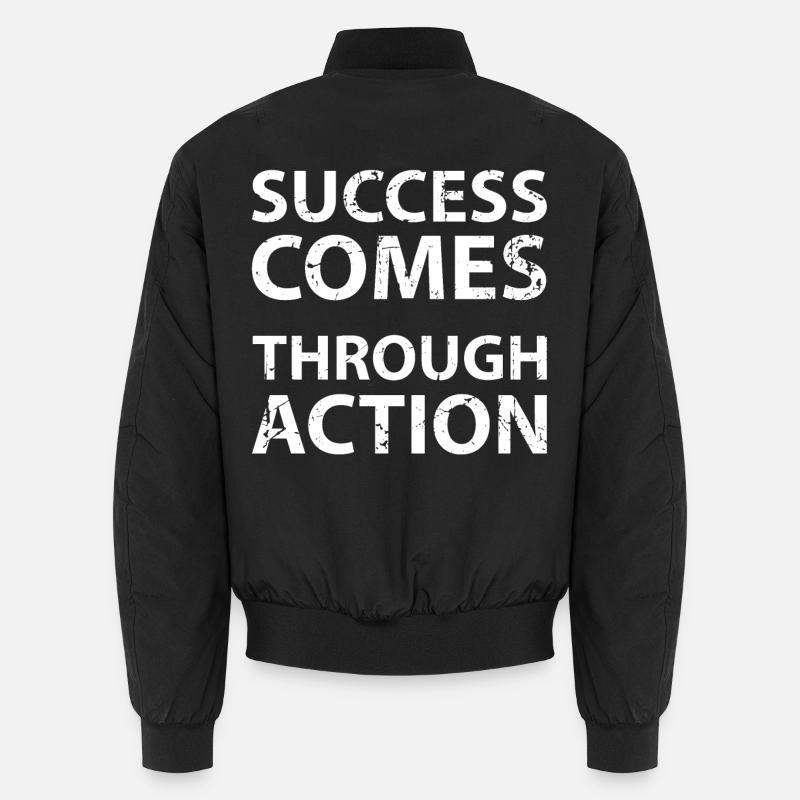motivation - Bomber unisexe - noir