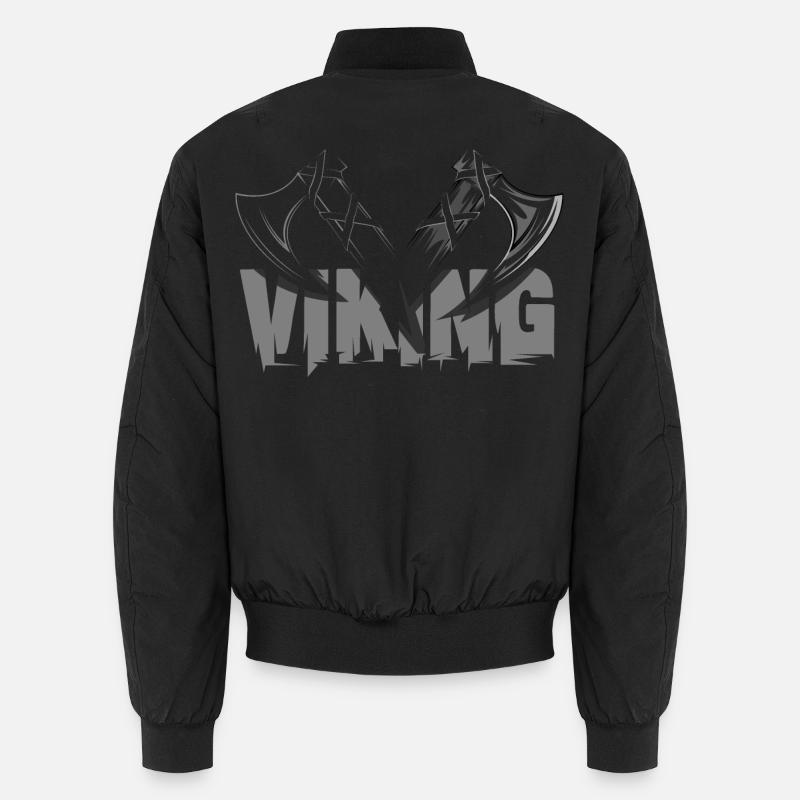 viking axt ax symbol vikings wikinger Unisex Bomberjacke