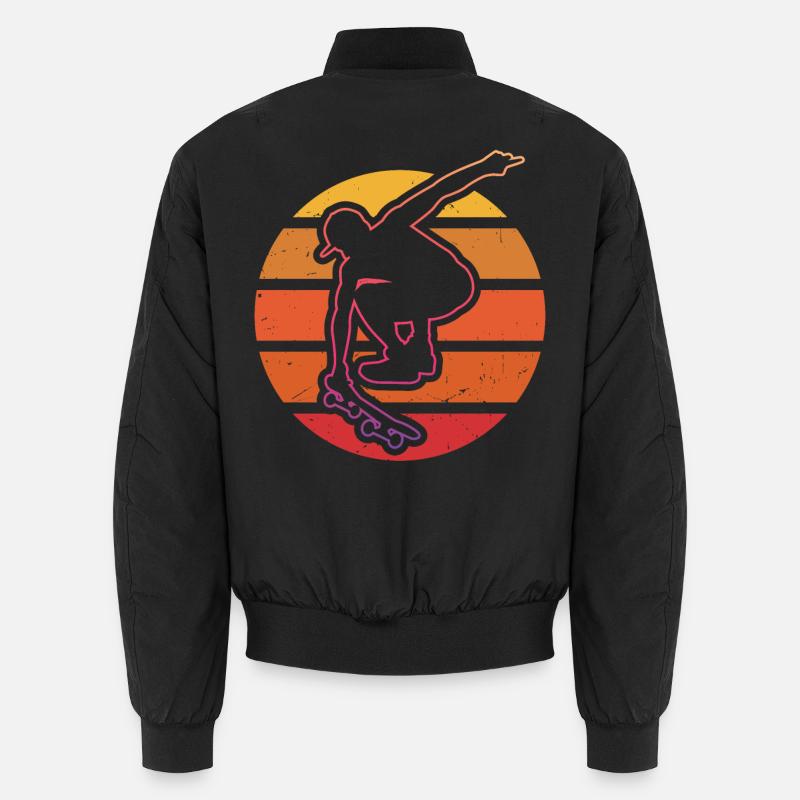 Skateboarder Unisex Bomberjacke
