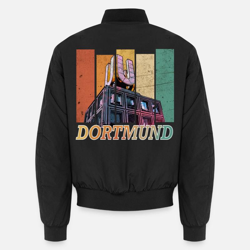 Dortmund - Bomber unisexe - noir
