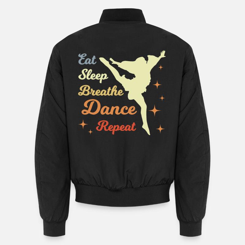 Eat Sleep Dance Repeat Bomber unisexe