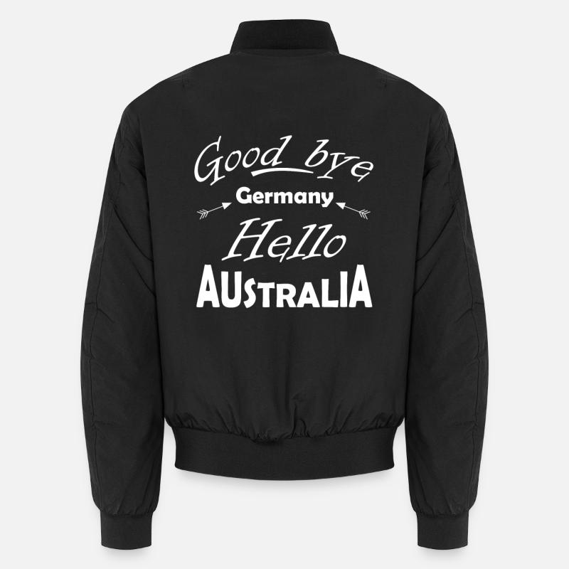 Hello Australia Unisex Bomber Jacket