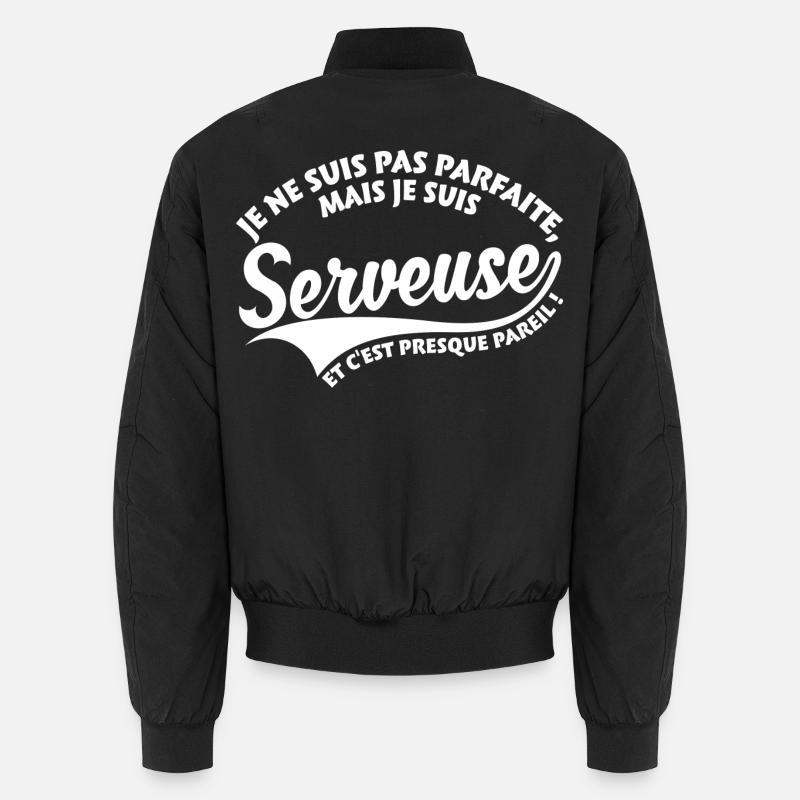 Parfaite Serveuse - Bomber unisexe - noir