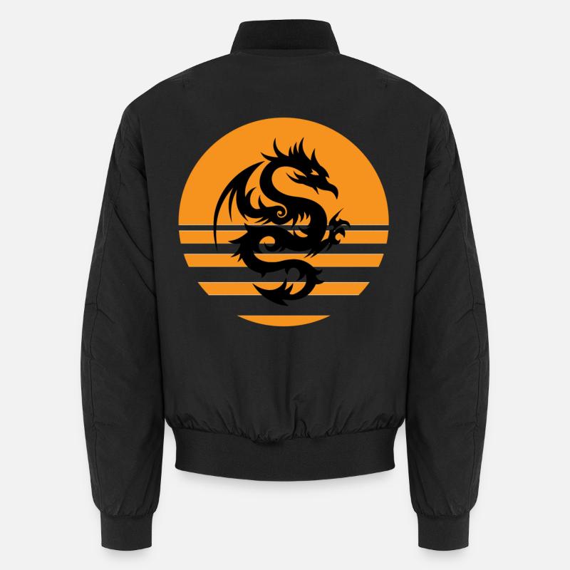 Dragon - Bomber unisexe - noir