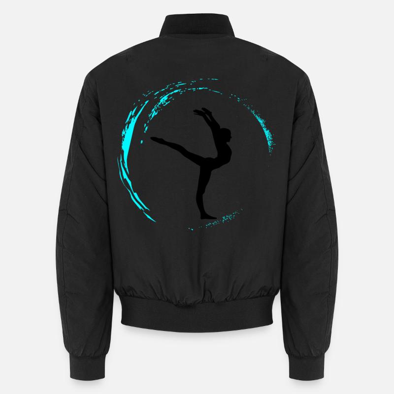 Gymnastics rythmiques - Bomber unisexe - noir