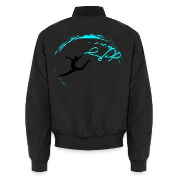 Gymnastics rythmiques - Bomber unisexe - noir - Dos - AI Model Male 185 light (185cm)
