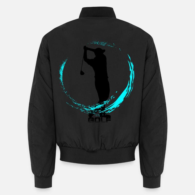 golf - Unisex Bomber Jacket - black