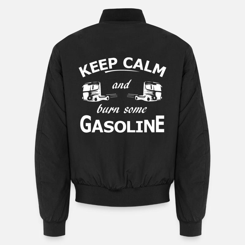 Trucker - Unisex Bomber Jacket - black