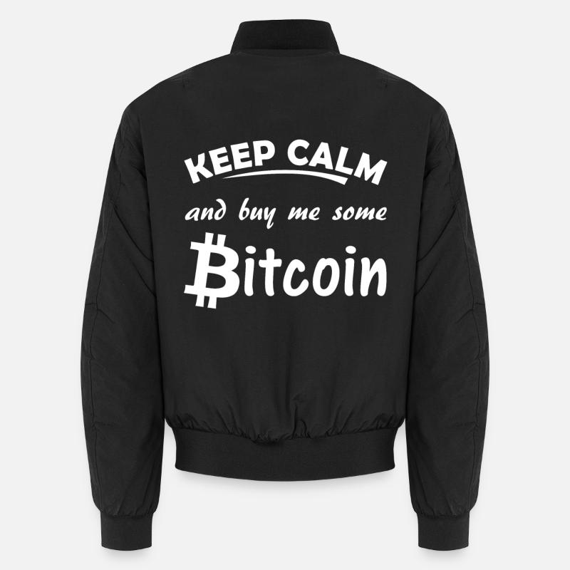 bitcoin - Unisex Bomberjacke - Schwarz
