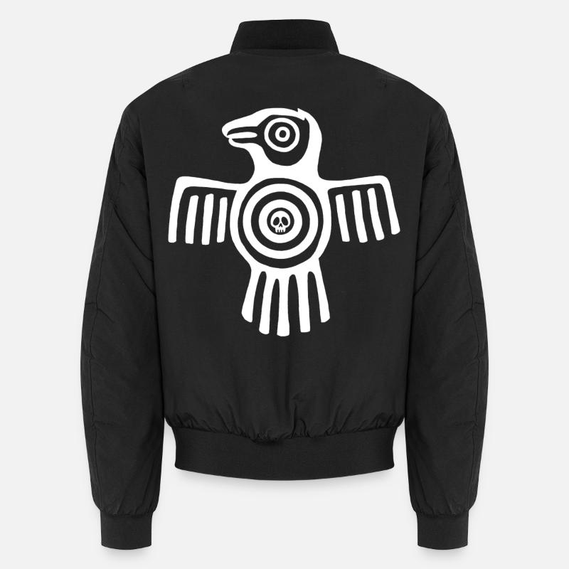 Oiseau inca blanc Bomber unisexe
