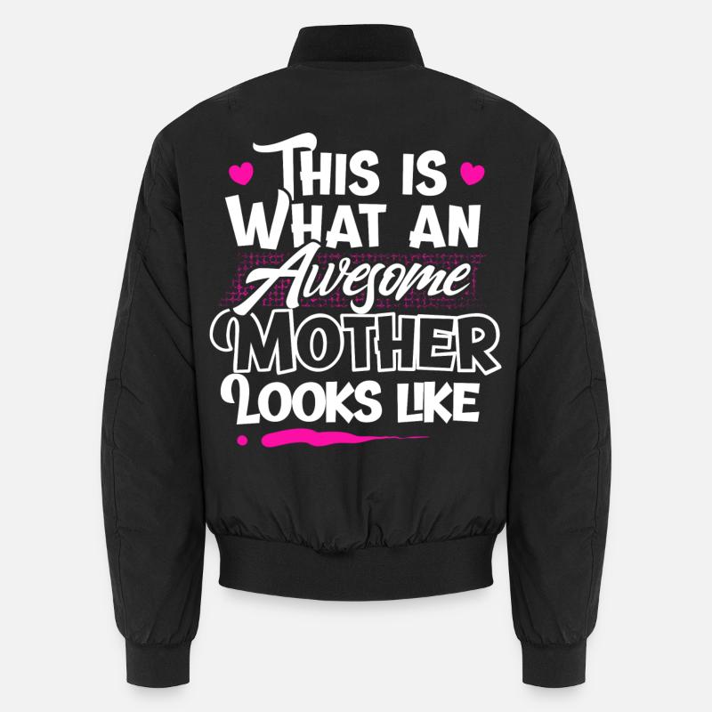 Mama Mutter - Unisex Bomberjacke - Schwarz
