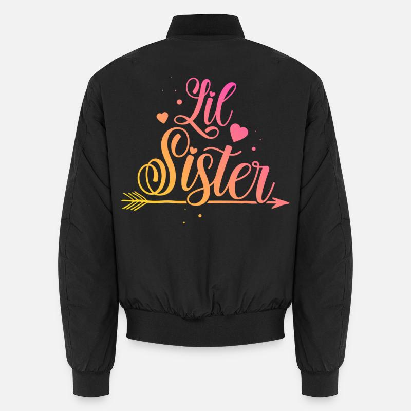Kleine Schwester - Unisex Bomberjacke - Schwarz