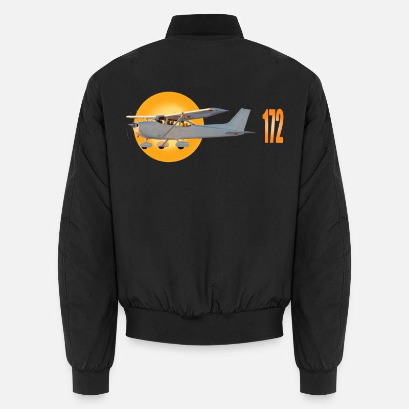Cessna - Bomber unisexe - noir