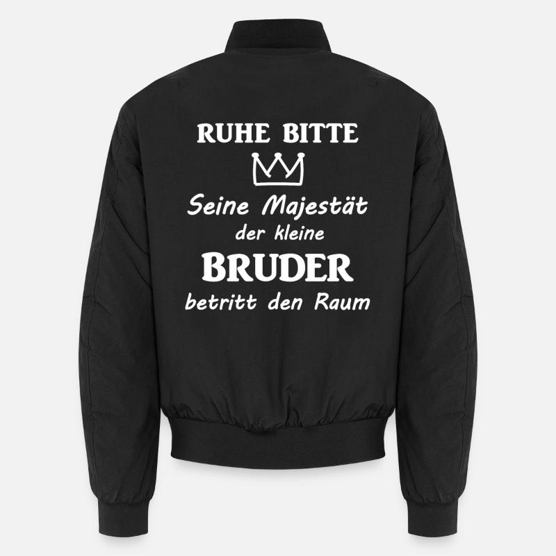 Lustiger Kleiner Bruder - Unisex Bomberjacke - Schwarz
