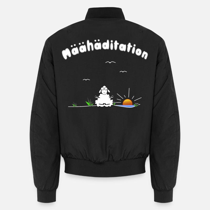 Meditation Unisex Bomberjacke