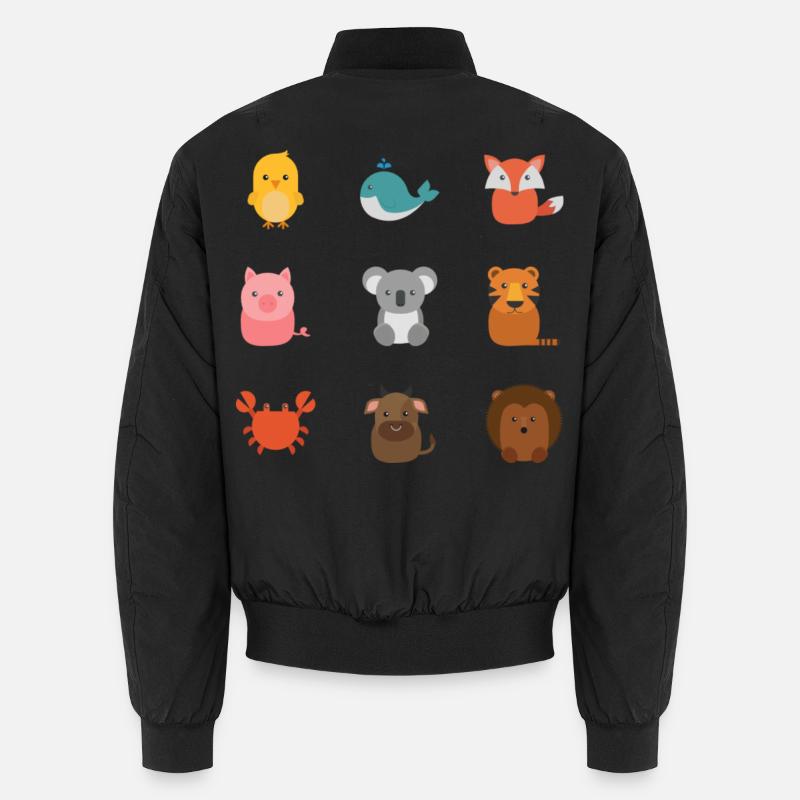 Nature - Bomber unisexe - noir